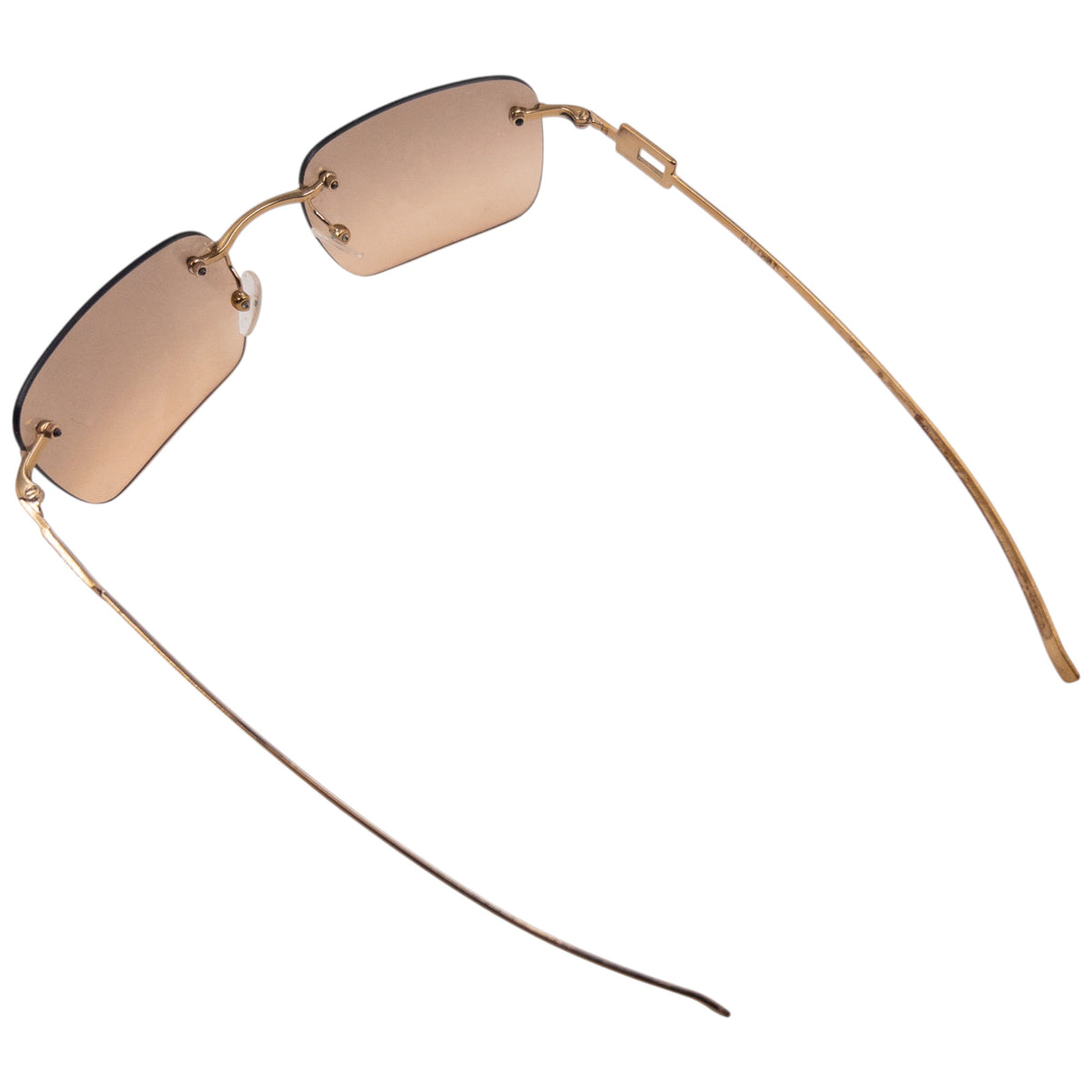 Vintage 90s Gucci By Tom Ford Diamanté Rimless Sunglasses
