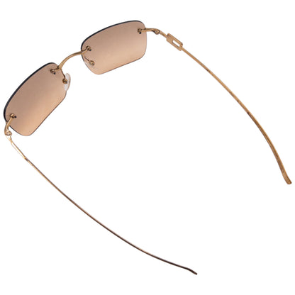Vintage 90s Gucci By Tom Ford Diamanté Rimless Sunglasses