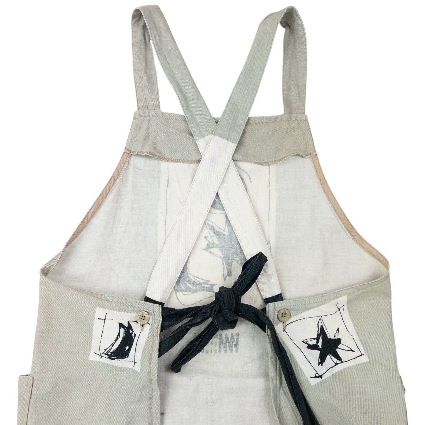 Vintage 90s Issey Miyake Printed Apron
