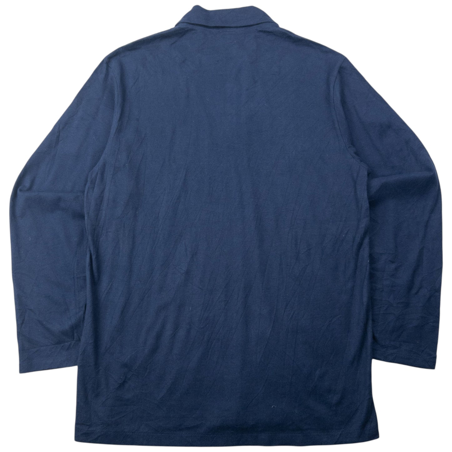 Vintage 90s Yohji Yamamoto Long Sleeve Polo Shirt Size M