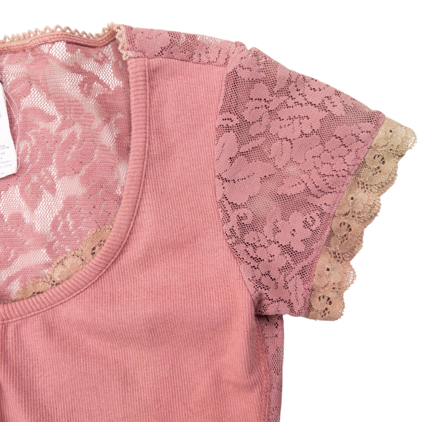 Vintage 2000s Dolce & Gabbana Knit Lace Top Womens Size S