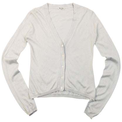 Vintage 2007 Miu Miu Silk Cardigan Womens Size M