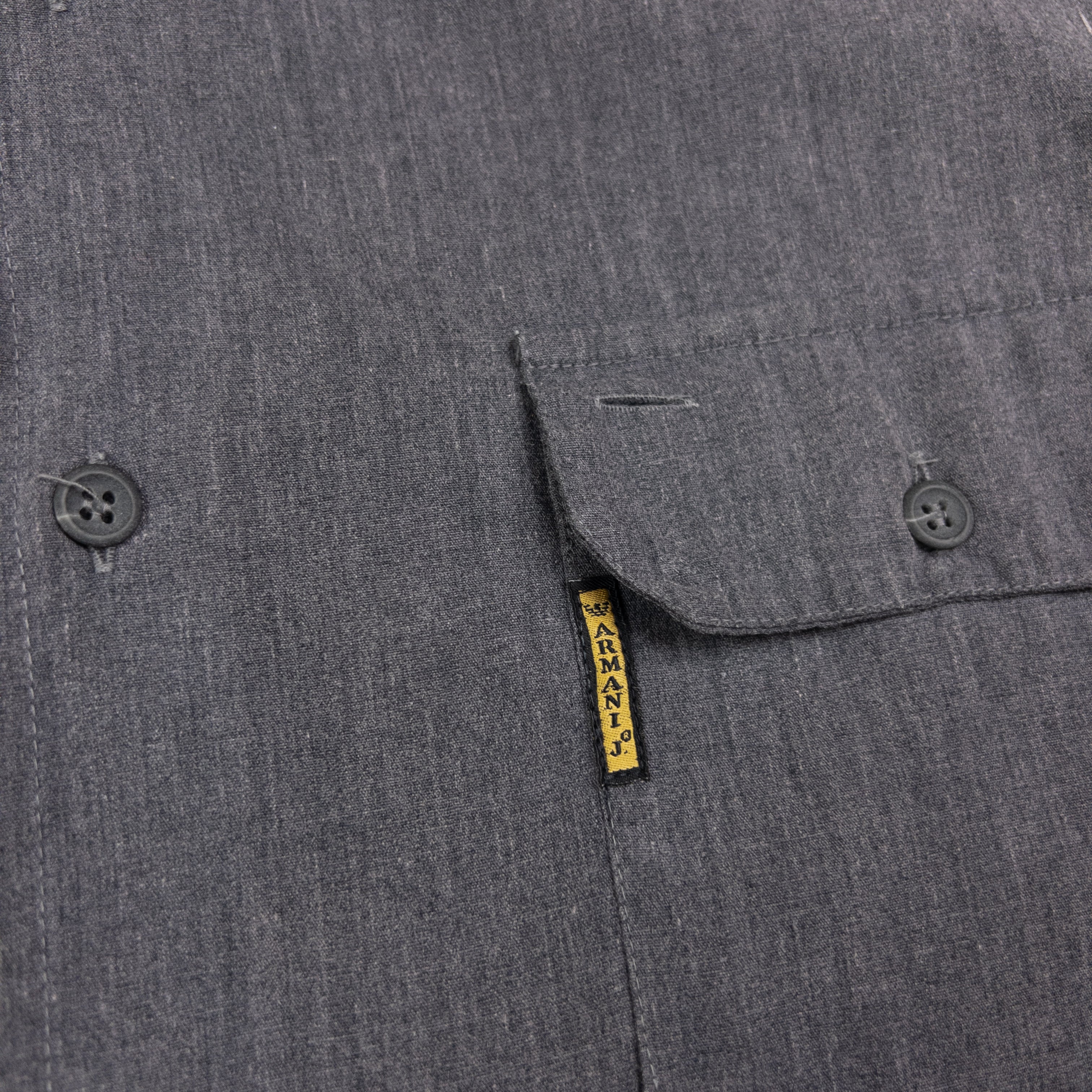 Vintage Armani Jeans Long Sleeve Button Up Shirt Size L