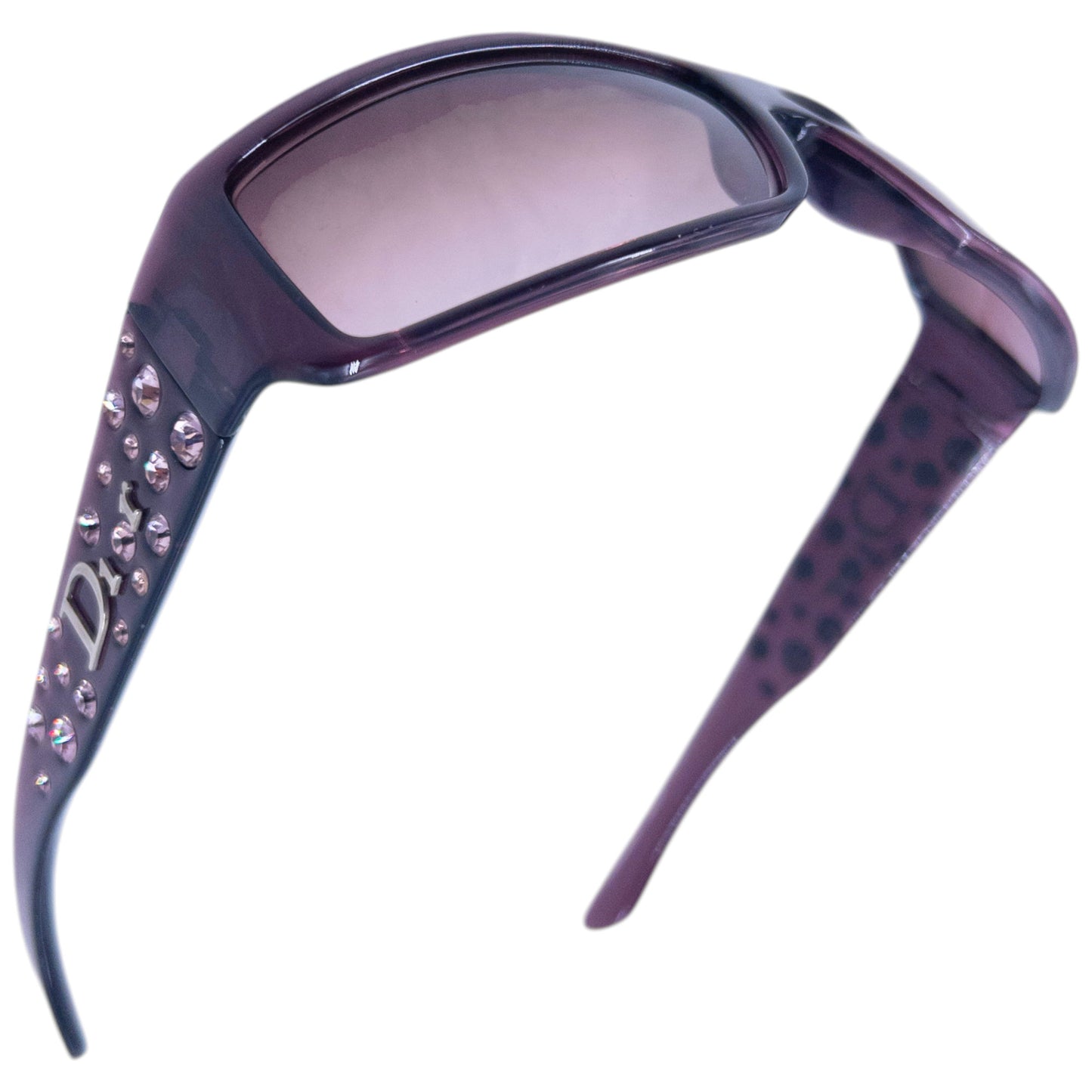 Vintage 2000s Dior By John Galliano Diamanté Jewel Sunglasses