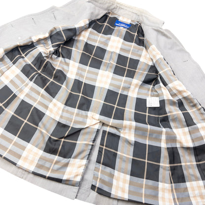 Vintage 2000s Burberry Blue Label Nova Check Lined Trench Jacket Womens Size M