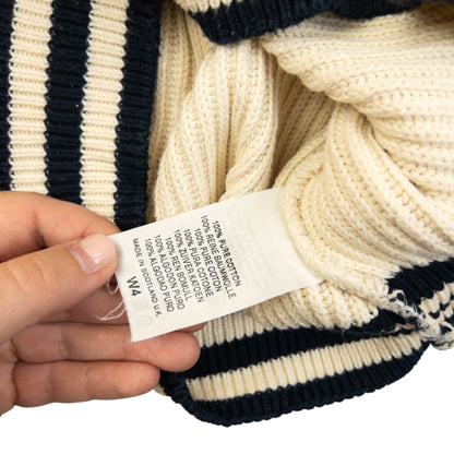 Vintage 90s Burberry Ribbed Knit Jumper Size S