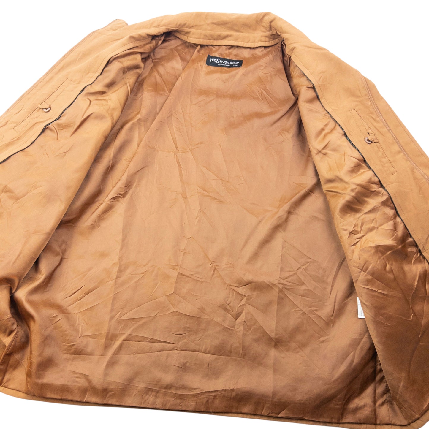 Vintage 90s YSL Yves Saint Laurent Harrington Jacket Size XL