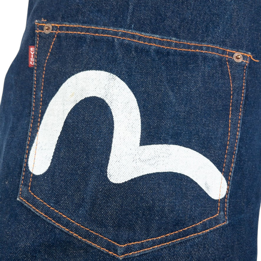 Vintage Evisu Gull Japanese Denim Crossbody Duffel Bag