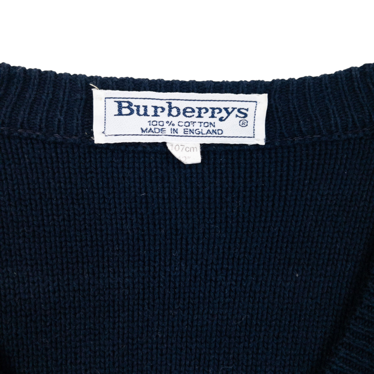 Vintage 90s Burberry Knit Jumper Size M