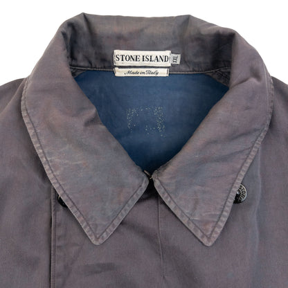 Vintage 1994 Stone Island Lino Flax Double Breasted Jacket Size XL