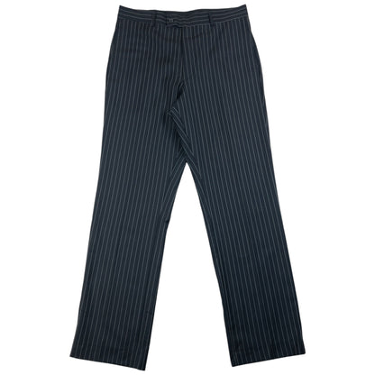 Vintage 90s YSL Yves Saint Laurent Pinstripe Jacket & Trousers Suit Set Size L
