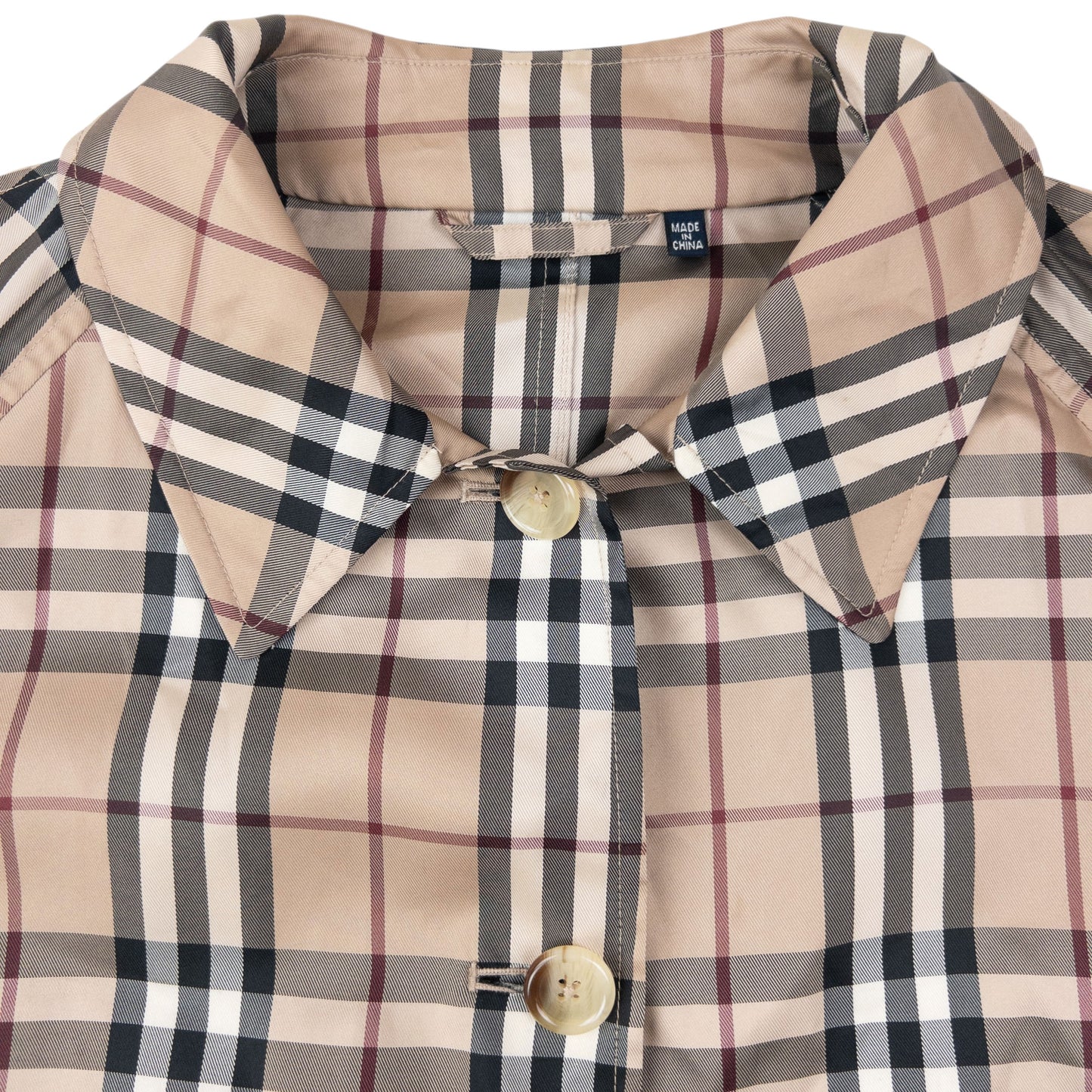 Vintage 2000s Burberry Nova Check Packable Jacket Size M