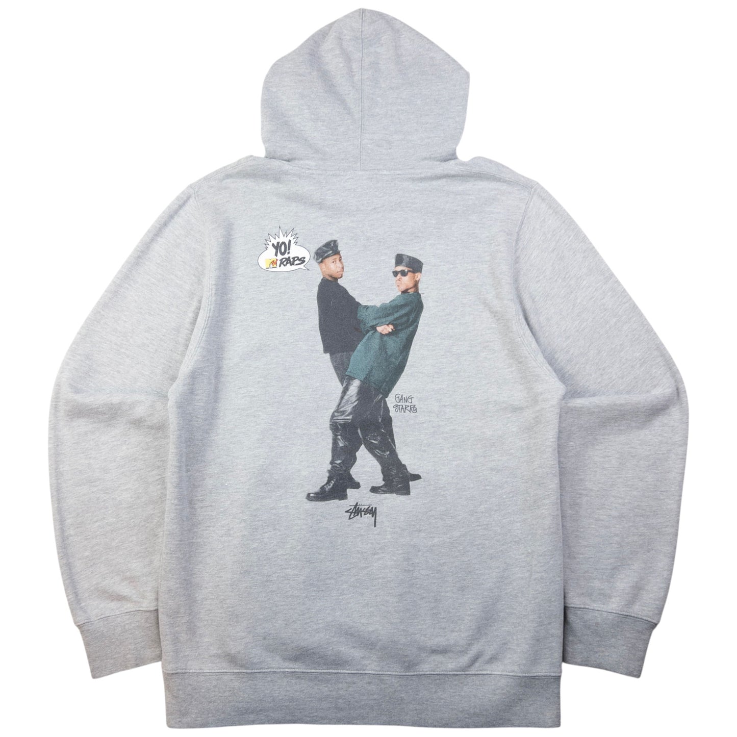 Vintage Stussy MTV Gang Starr Graphic Hoodie Size L