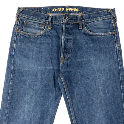 Vintage Evisu Double Gull Japanese Denim Jeans Size W36