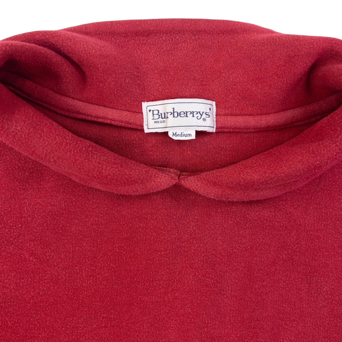 Vintage 90s Burberry Sweatshirt in red, photo 3