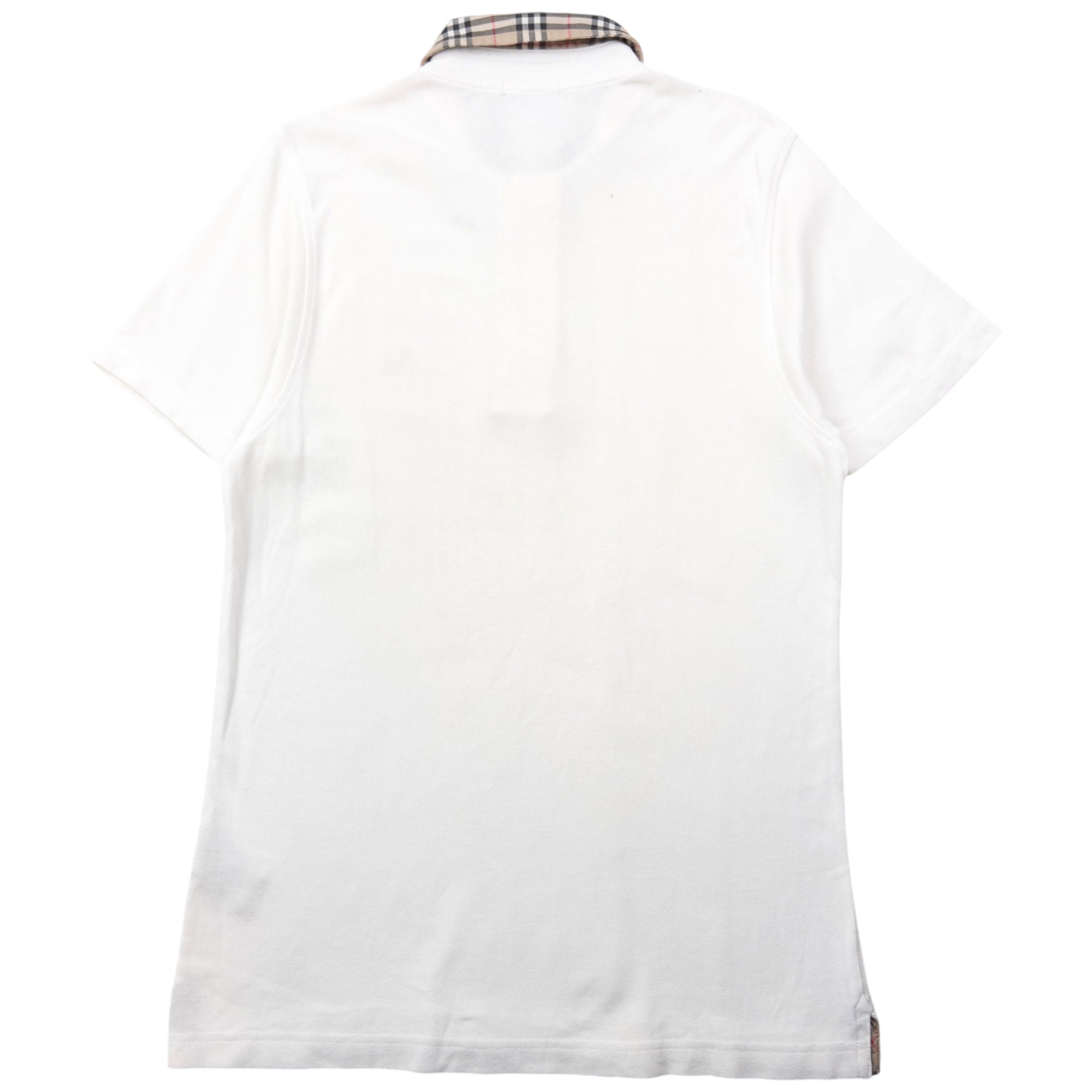 Vintage Burberry Nova Check Collar Polo Shirt Size M