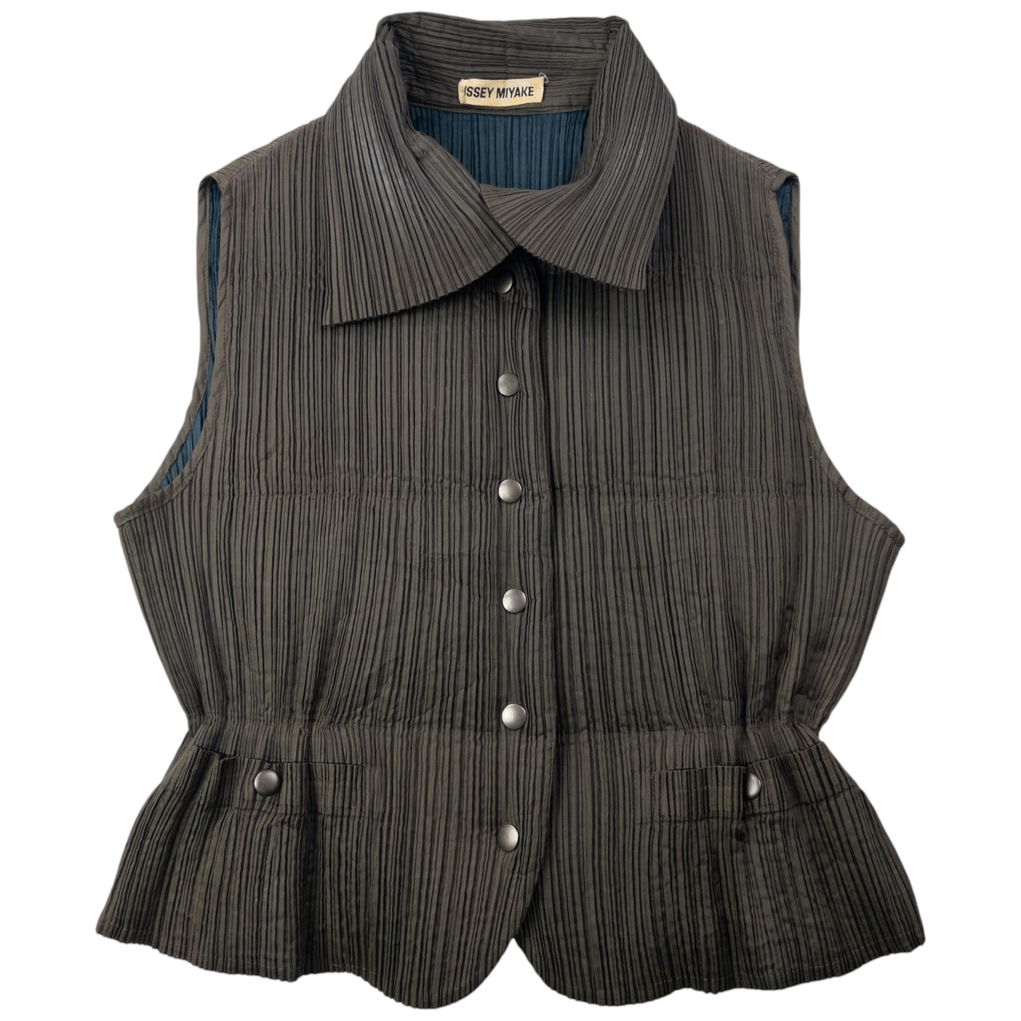 Vintage 1993 Issey Miyake Pleated Reversible Gilet Size S