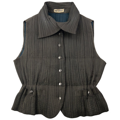 Vintage 1993 Issey Miyake Pleated Reversible Gilet Size S