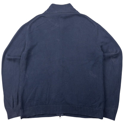 Vintage 2000s Armani Jeans Zip Up Jumper Size M