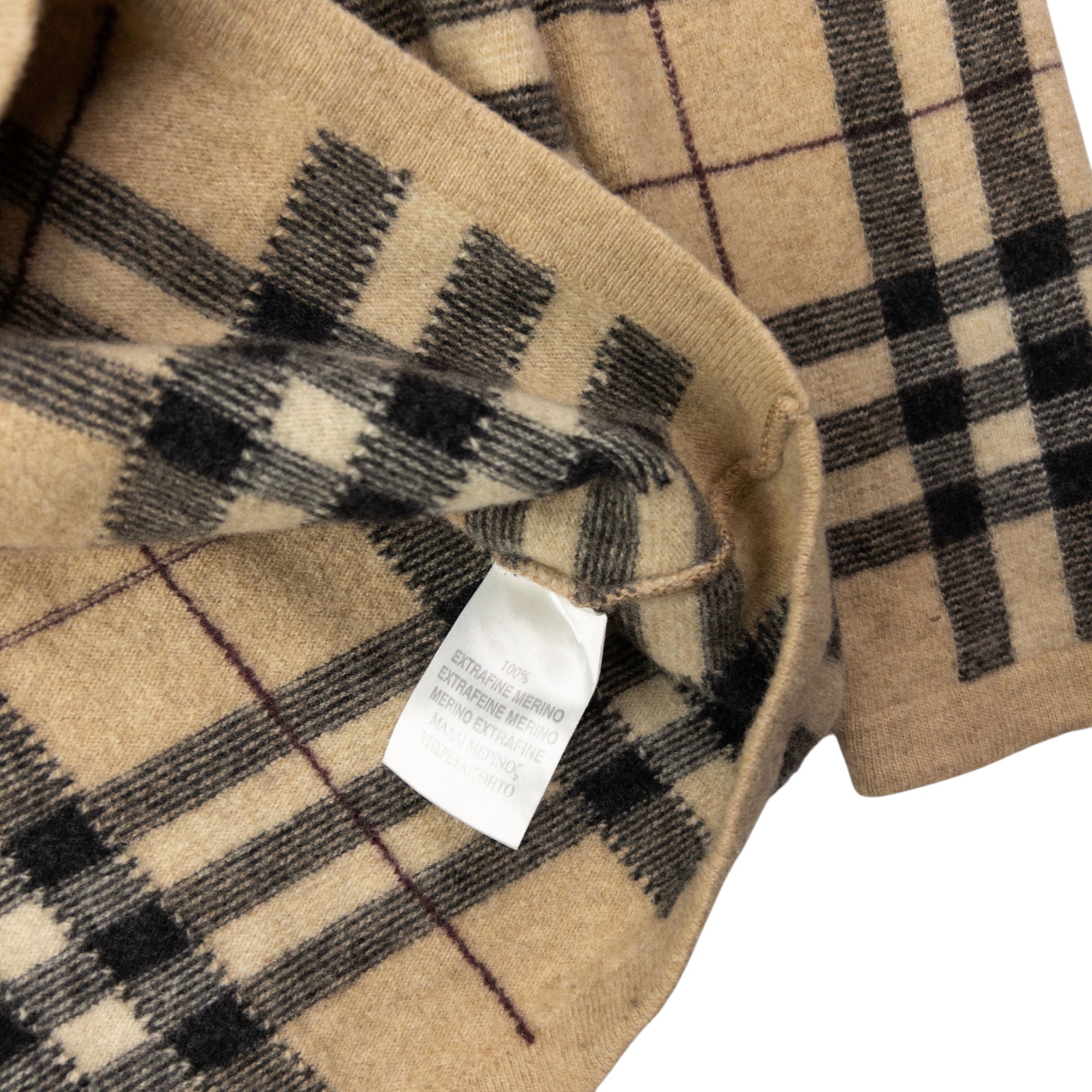 Vintage Burberry Nova Check Jumper Womens Size S