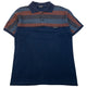 Vintage 2000s Final Home By Issey Miyake Striped Polo Shirt Size XS