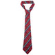 Vintage 80s Burberry Monogram Striped Silk Tie