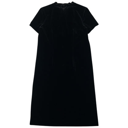 Vintage 90s Balenciaga La Mode Velvet Dress Womens Size S