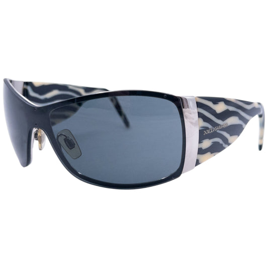 Vintage Dolce & Gabbana Zebra Stripe Sunglasses