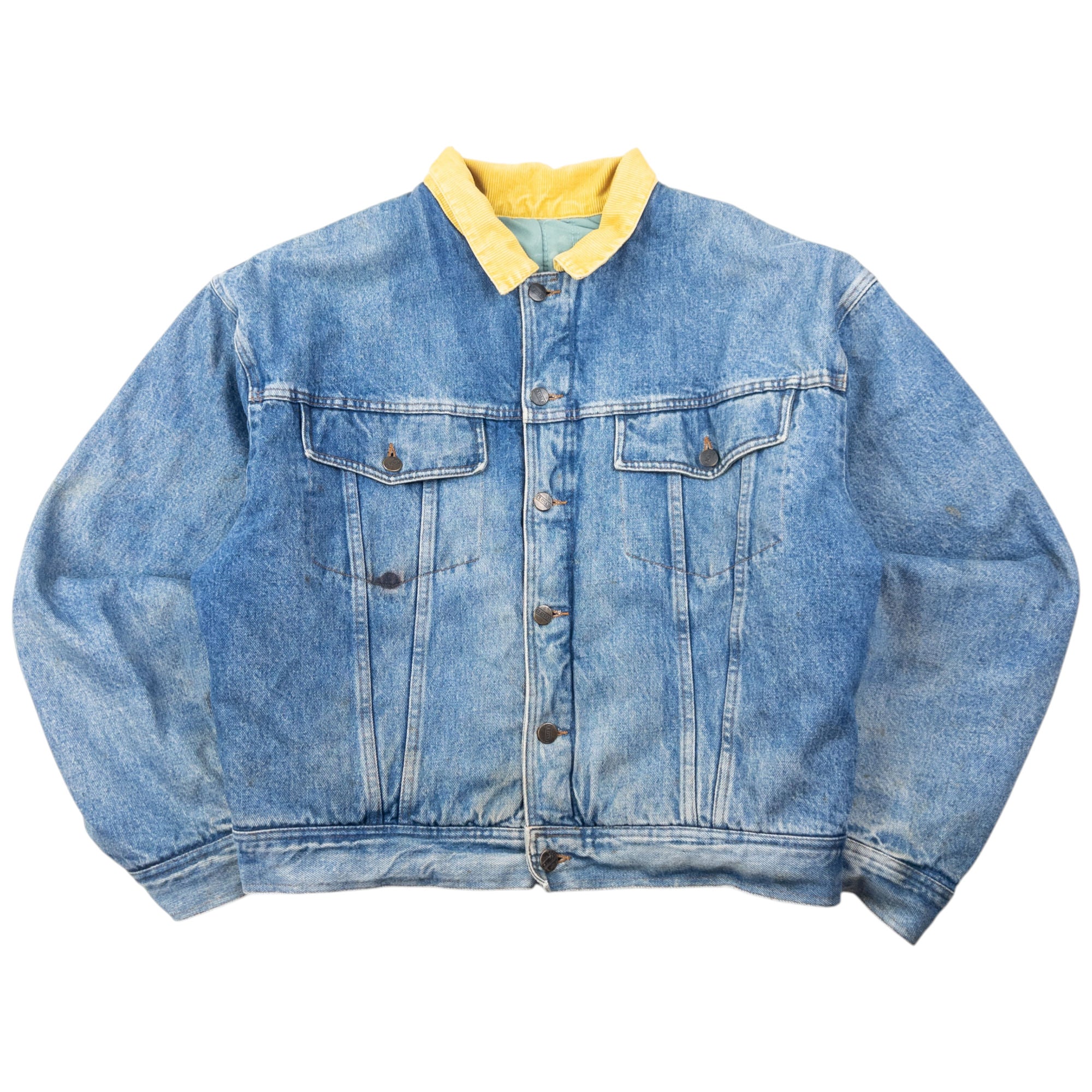 Vintage 80s Marithe + Francois Girbaud CLOSED Reversible Denim Jacket Size M