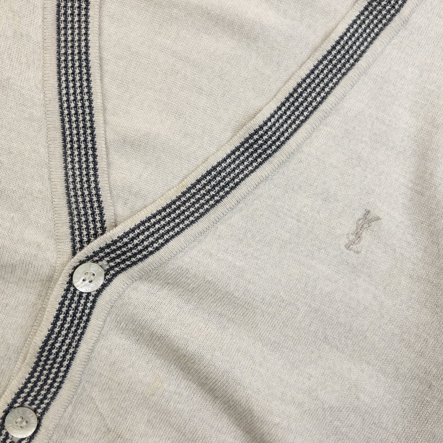 Vintage 90s YSL Yves Saint Laurent Lightweight Cardigan Size S