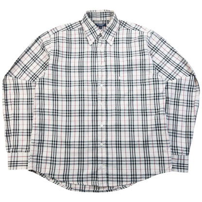 Vintage 2000s Burberry Nova Check Long Sleeve Button Up Shirt Size S