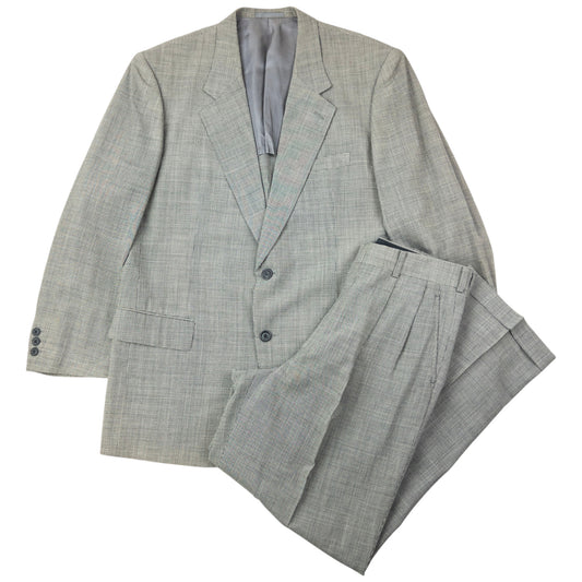 Vintage 90s Issey Miyake Checkered Jacket & Trousers Suit Set Size L