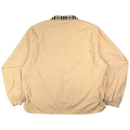 Vintage Burberry Nova Check Collar Zip Up Jacket Size XL