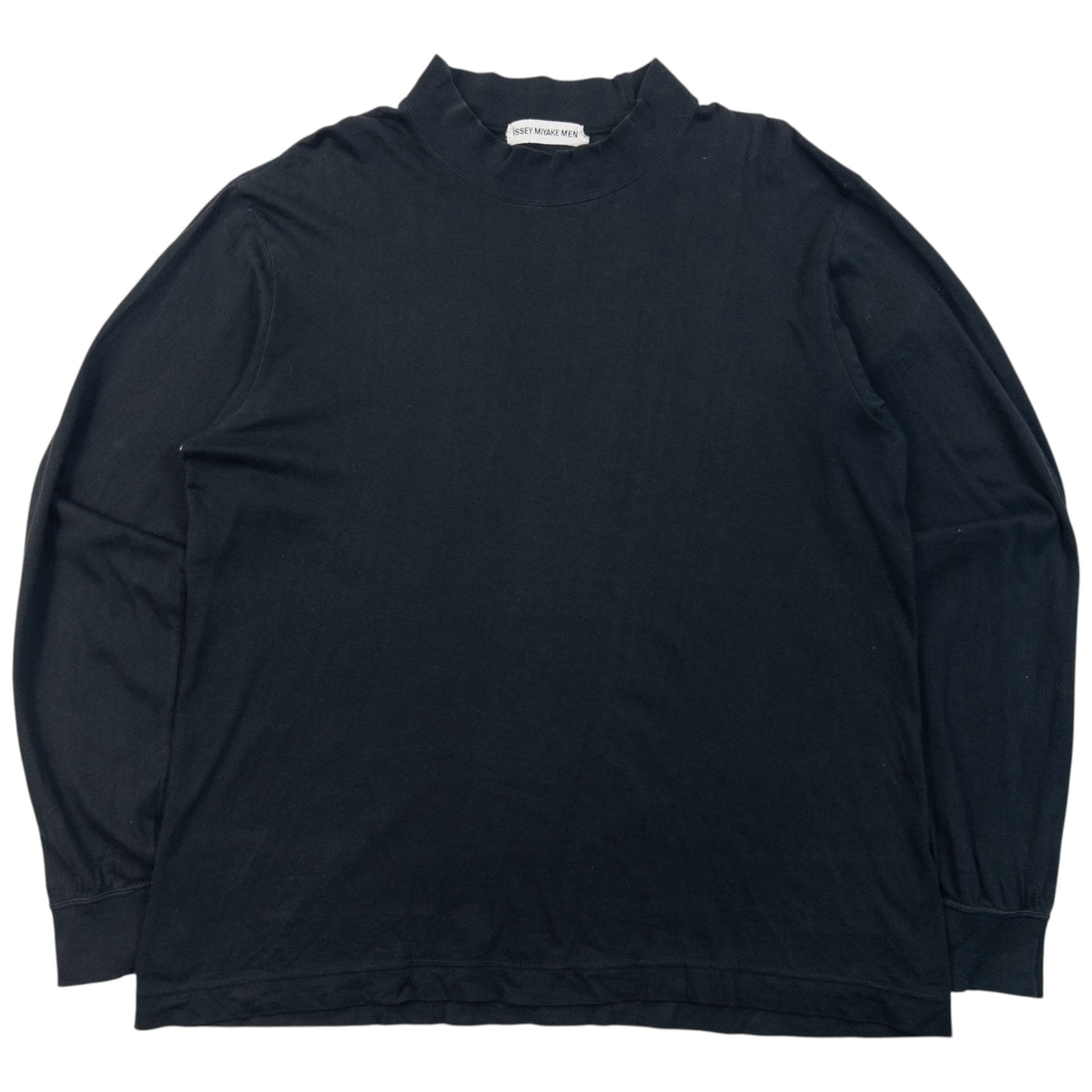 Vintage 90s Issey Miyake MEN Long Sleeve T Shirt in black