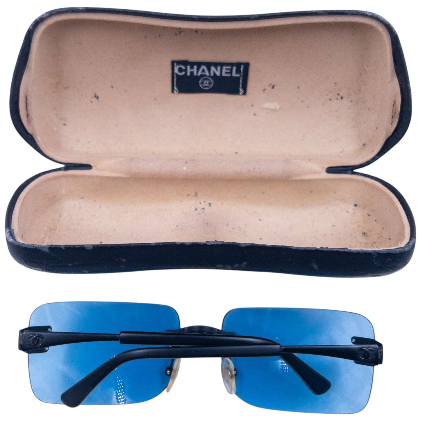 Vintage 2000s Chanel Rimless Sunglasses