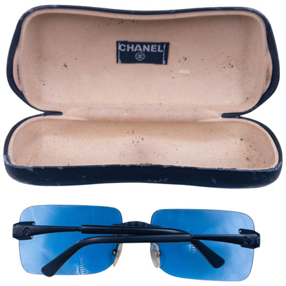 Vintage 2000s Chanel Rimless Sunglasses