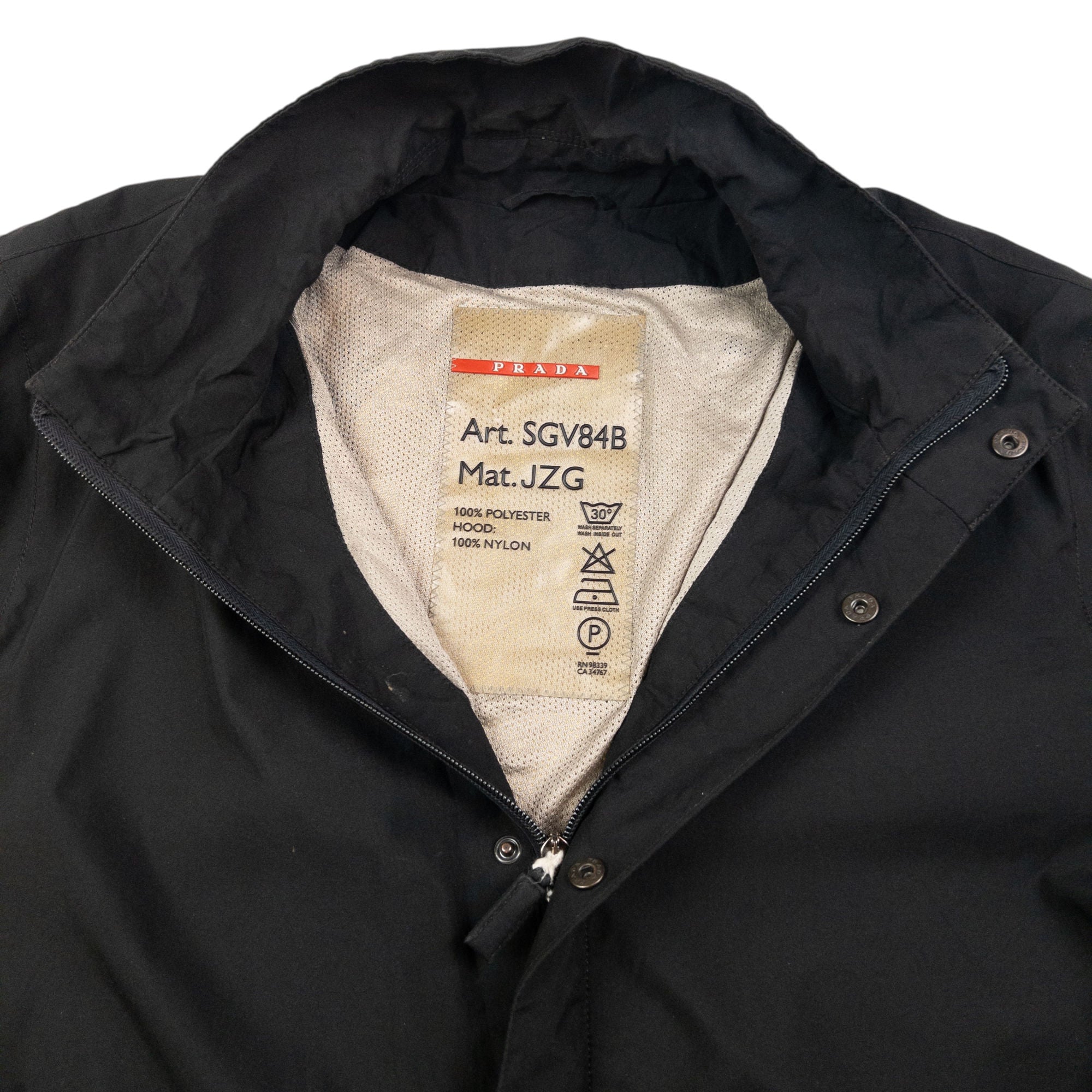 Vintage Prada Sport Goretex Side Zip Jacket Size M
