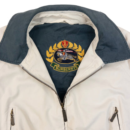 Vintage 90s Burberry Zip Up Jacket Size L