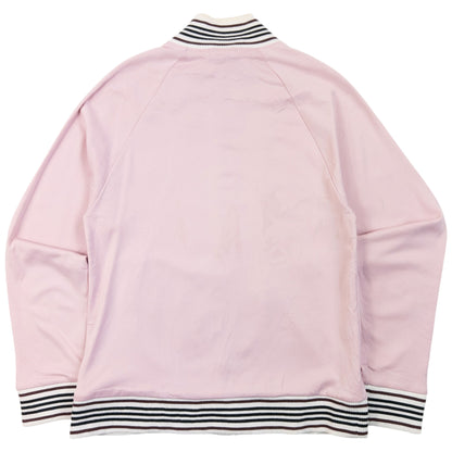 Vintage 2000s Burberry Black Label Zip Up Sweatshirt in pink, photo 2