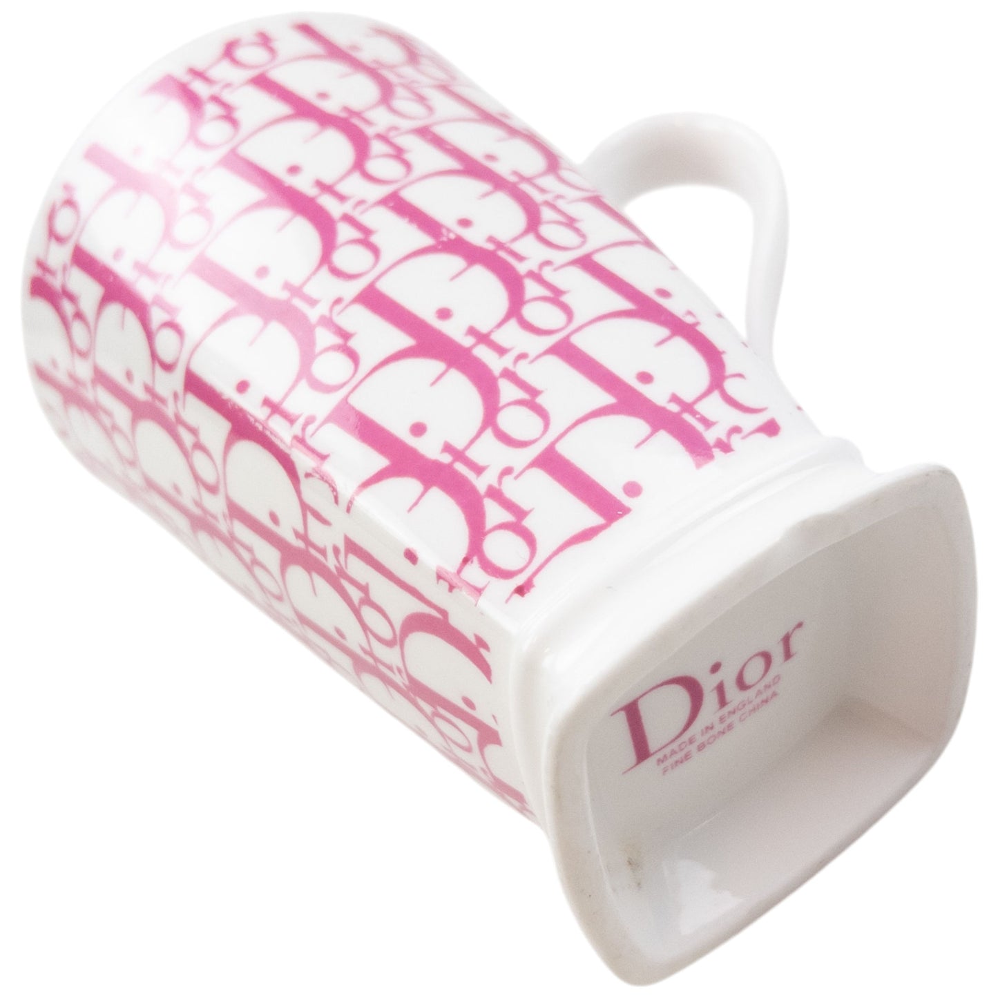 Vintage 2000s Dior Monogram Fine Bone China Mug