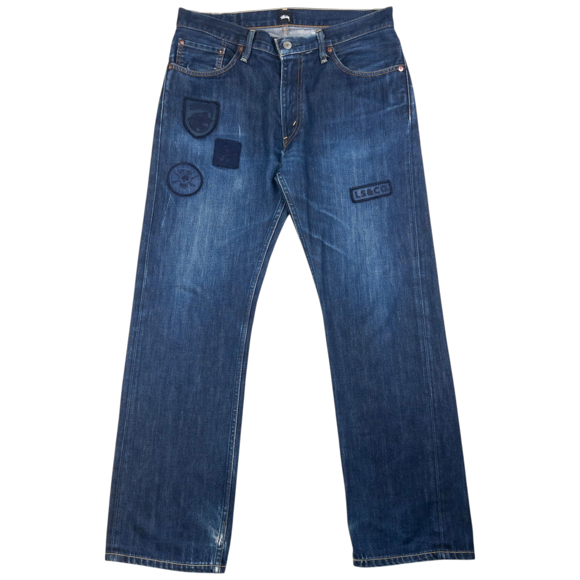 Vintage Stussy X Levis Denim Jeans Size W34