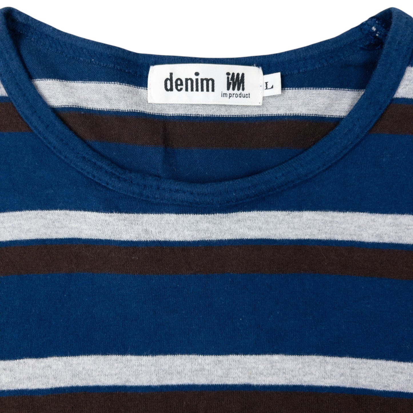 Vintage 90s Issey Miyake Striped Long Sleeve T Shirt Size M