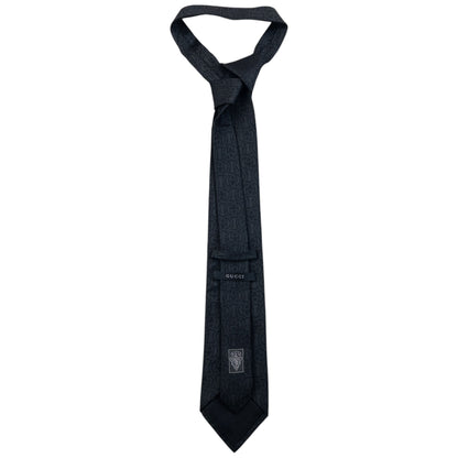 Vintage 2000s Gucci Monogram Silk Tie