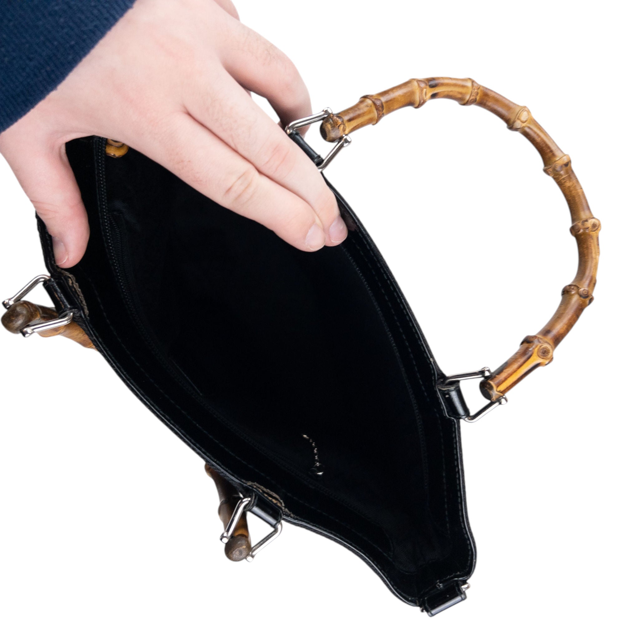 Vintage Gucci Bamboo Handle Handbag