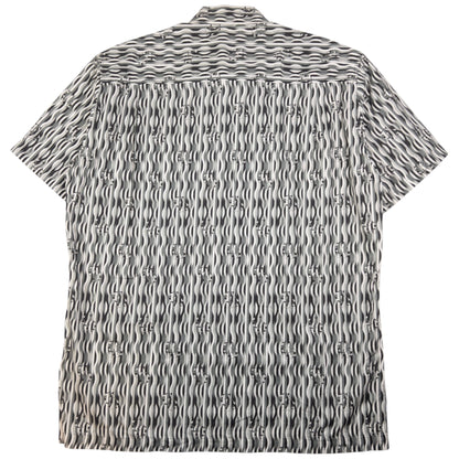 Vintage Dior Monsieur Monogram Short Sleeve Button Up Shirt Size L
