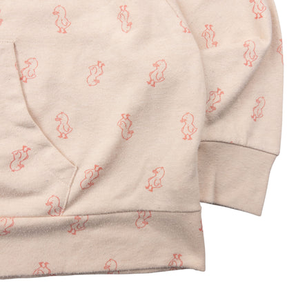 Vintage Ne-Net By Issey Miyake Duckling Pattern Zip Up Hoodie Size S