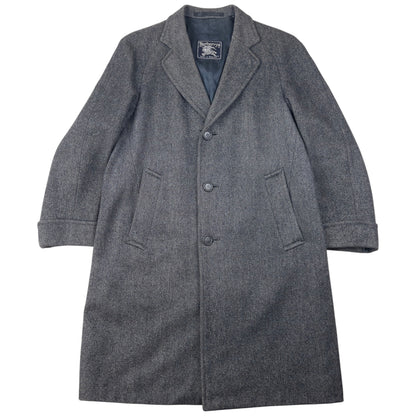 Vintage Burberry Longline Wool Jacket Size M