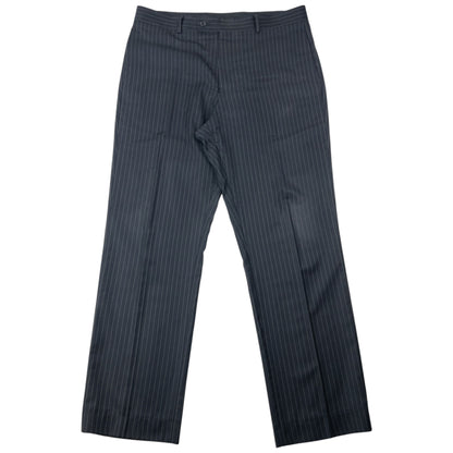 Vintage 90s YSL Yves Saint Laurent Pinstripe Jacket & Trousers Suit Set Size XL