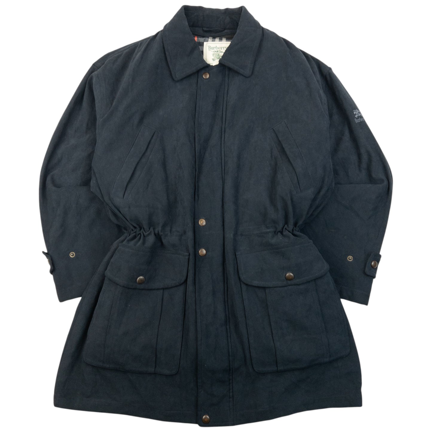 Vintage 90s Burberry Nova Check Lined Jacket Size L
