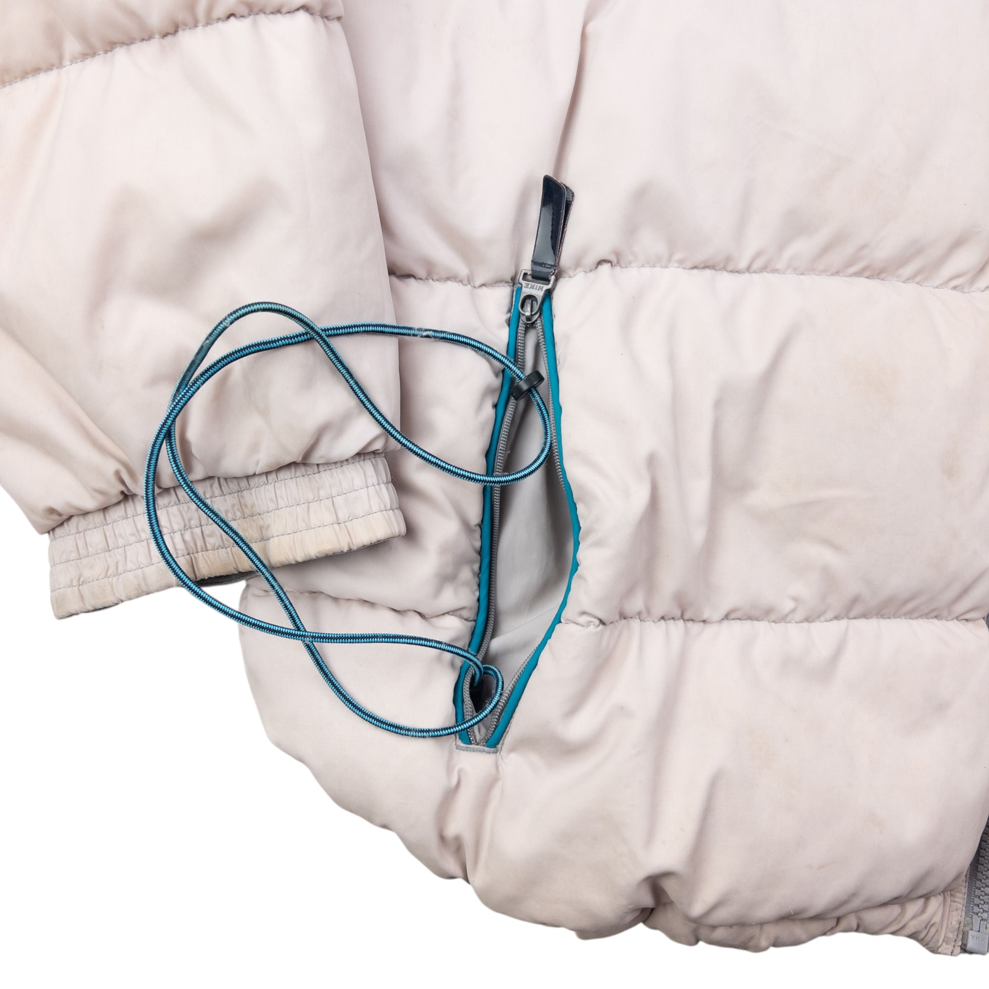 Vintage 2000s Nike Zip Up Puffer Jacket Size L